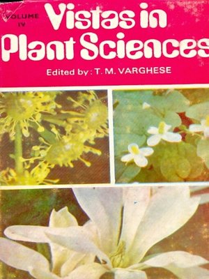 cover image of vistas in plant sciences Special volume in plant pathogens